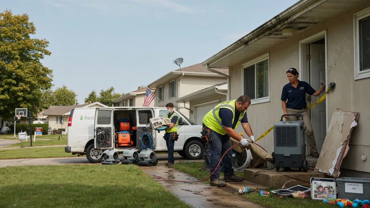 Water Damage Restoration in Texico, IL near me